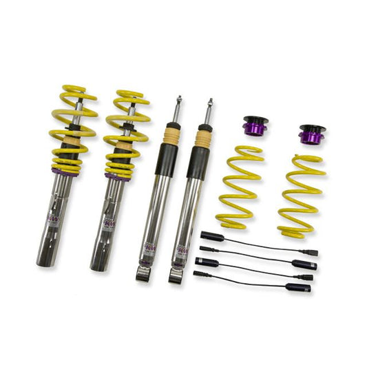 KW Suspensions 35281035 KW V3 Coilover Kit Bundle - VW Golf VI (2+4-Door TDI only) with DCC