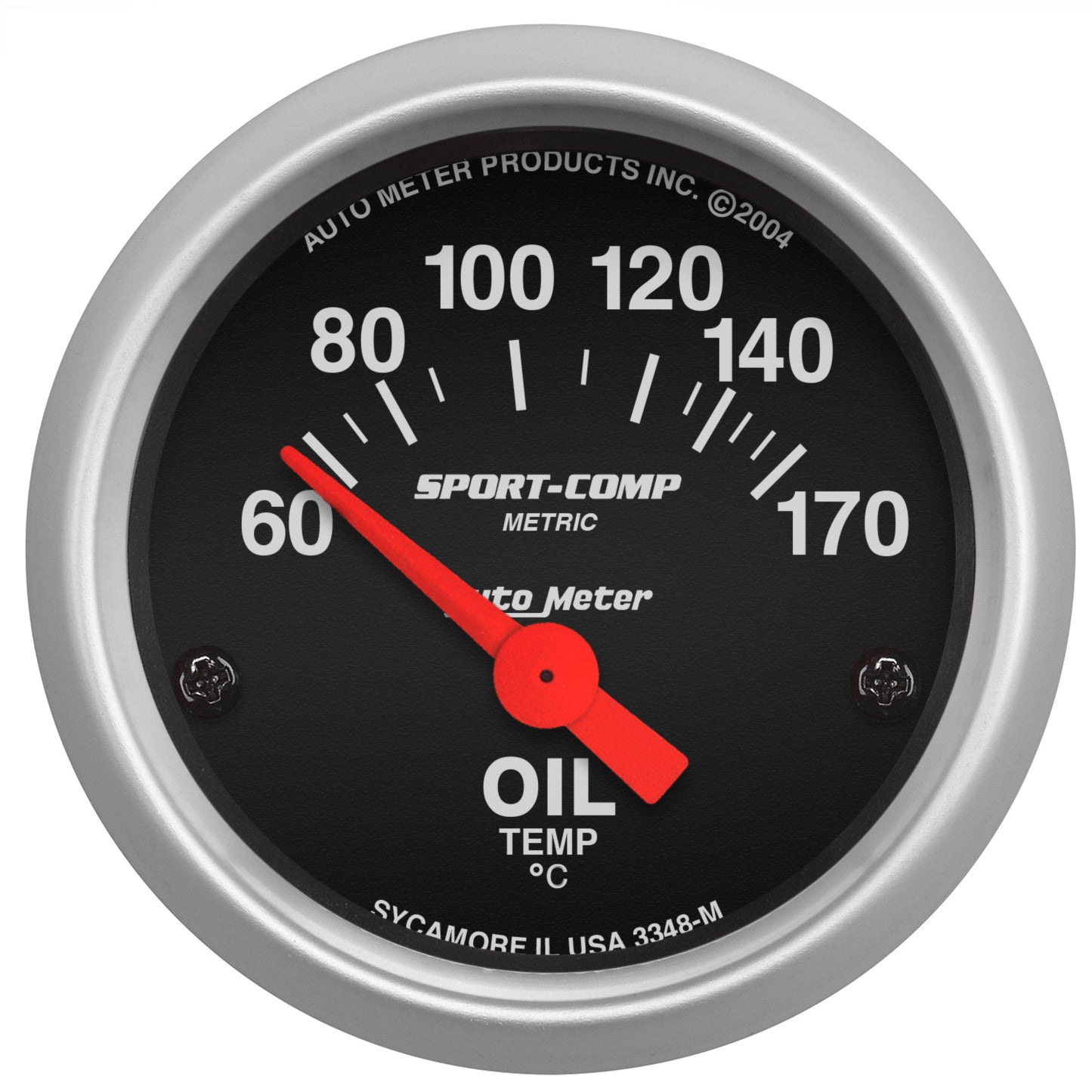 AutoMeter 2-1/16 in. OIL TEMPERATURE 60-170 Celsius SPORT-COMP 3348-M