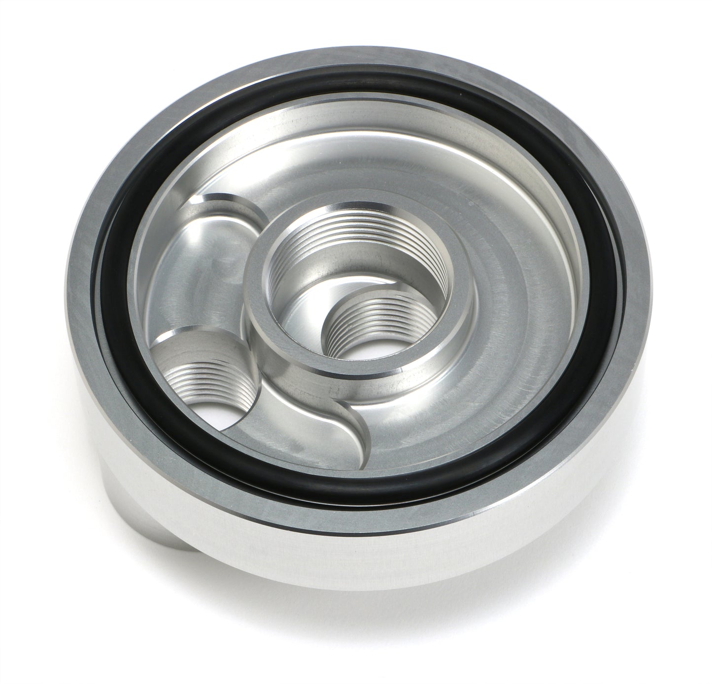 HAMBURGER'S PERFORMANCE PRODUCTS SPIN-ON OIL FILTER BYPASS ADAPTER; FORD DIESEL 3352