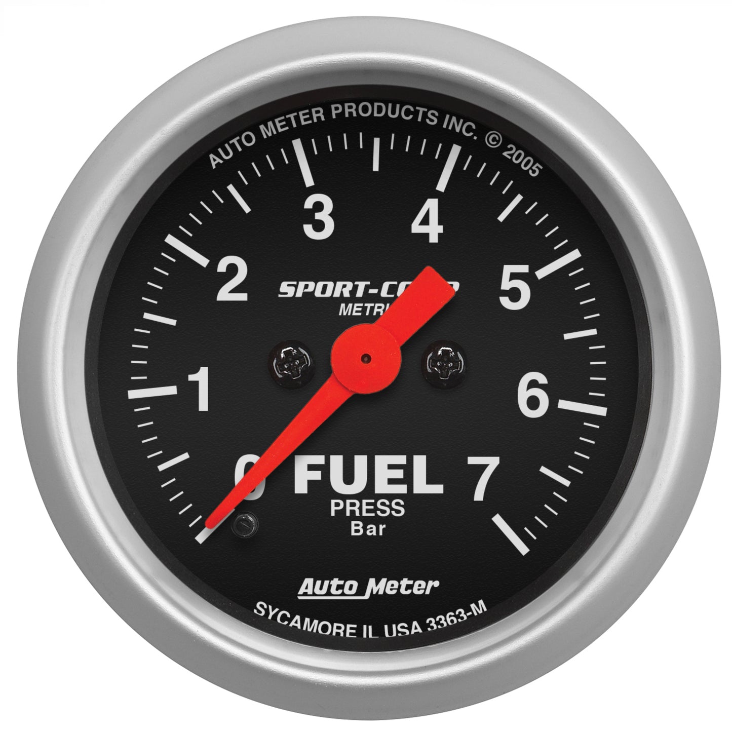 AutoMeter 2-1/16 in. FUEL PRESSURE 0-7 BAR SPORT-COMP 3363-M