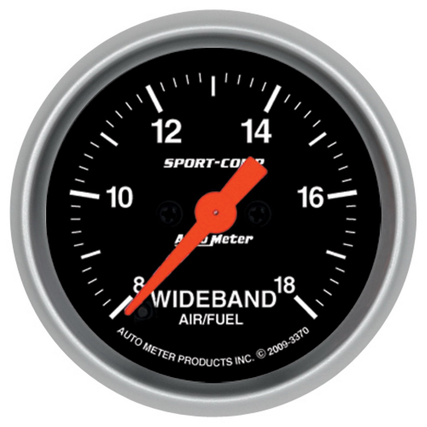 AutoMeter 2-1/16 in. WIDEBAND AIR/FUEL RATIO ANALOG 8:1-18:1 AFR SPORT-COMP 3370