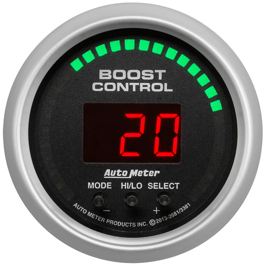 AutoMeter 2-1/16 in. BOOST CONTROLLER 30 IN HG/30 PSI SPORT-COMP 3381