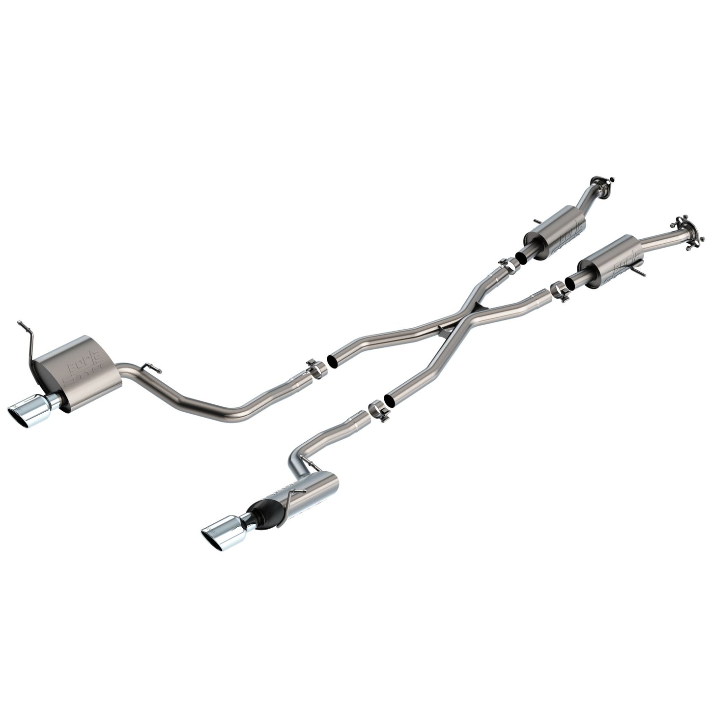 Borla 2014-2021 Jeep Grand Cherokee WK2 3.6L V6 Cat-Back Exhaust System S-Type 140835