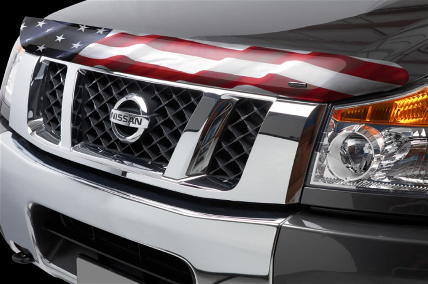 Stampede 3411-41 Vigilante Premium Hood Protector American Flag For 2004-2015 Nissan Titan 2005-2015 Nissan Armada