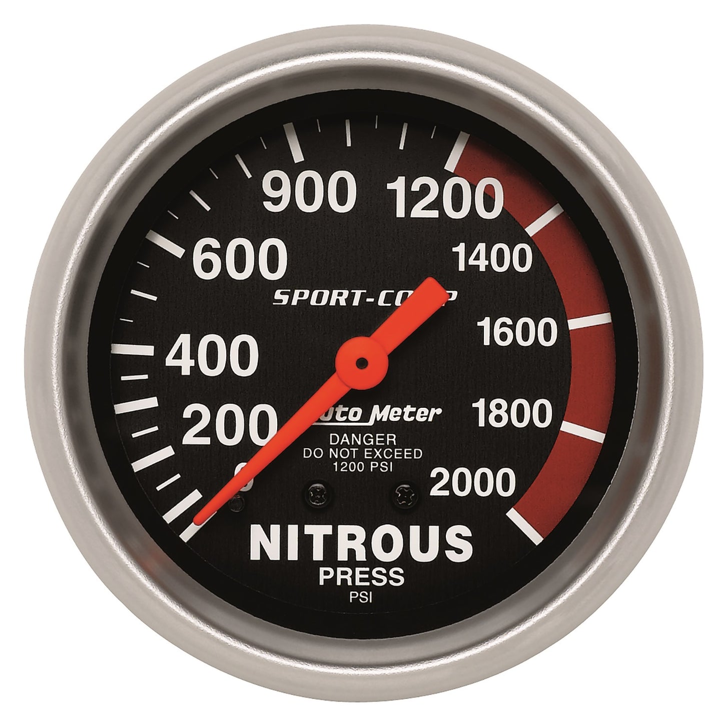 AutoMeter 2-5/8 in. NITROUS PRESSURE 0-2000 PSI SPORT-COMP 3428