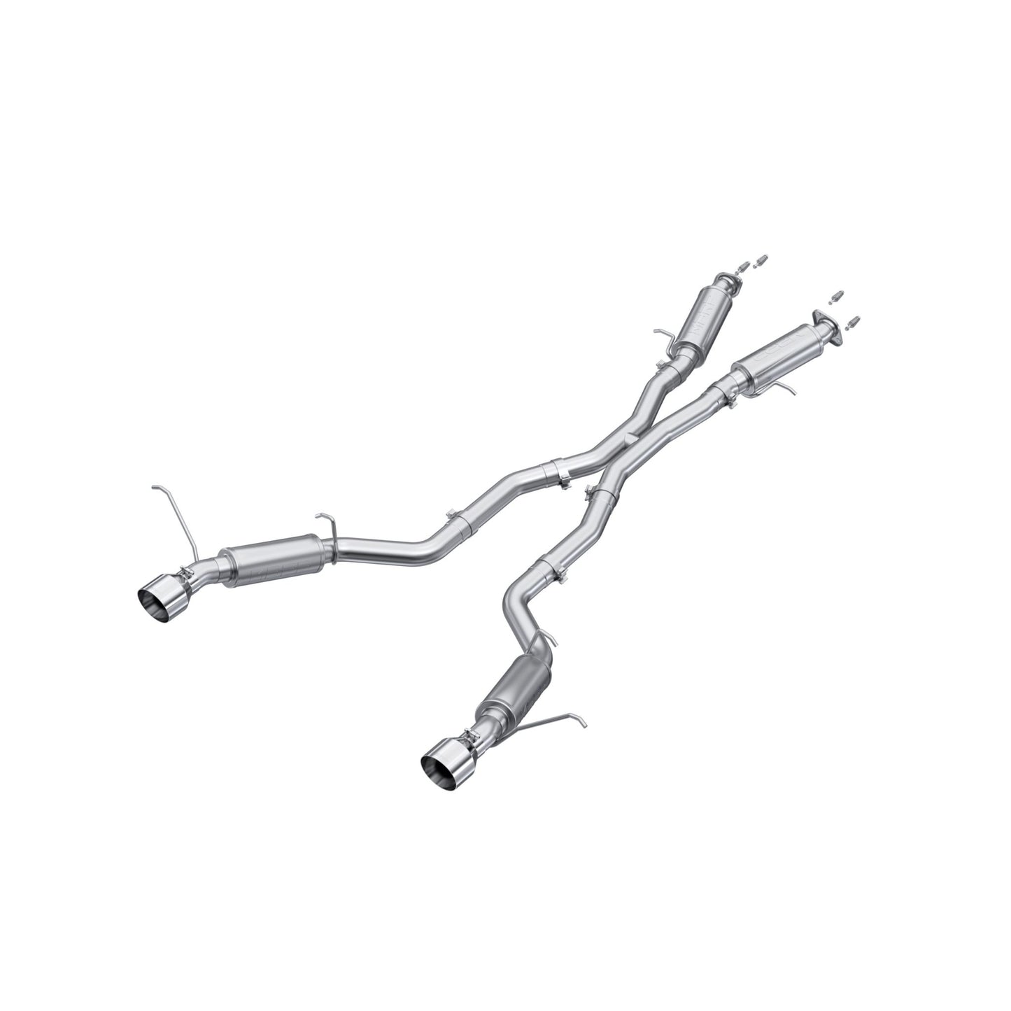 MBRP Exhaust 3in. Cat Back; Dual Rear Exit; Aluminized Steel S5525AL