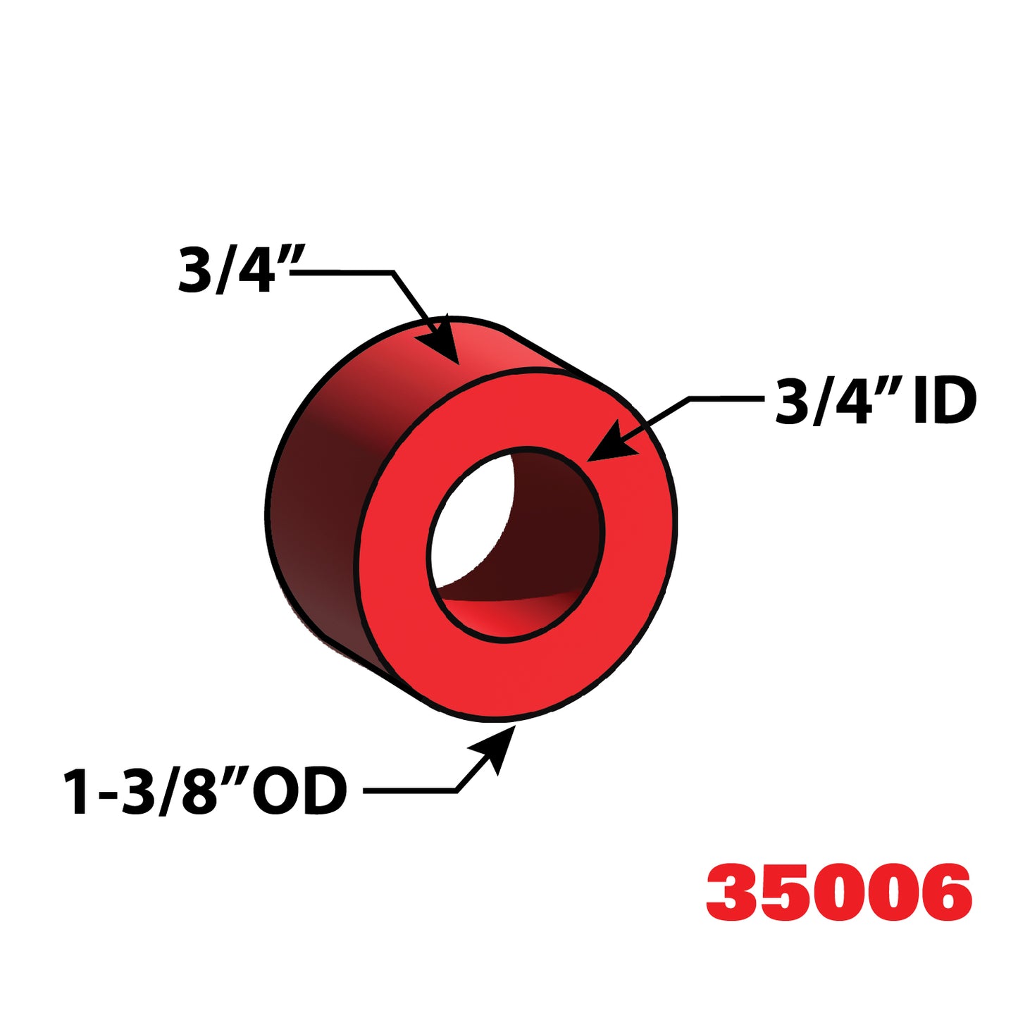 TANDEM SHIM-KENWTH 3/4" (6)