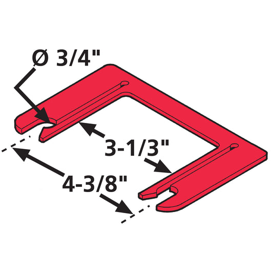 TNDM SHIM-VLVO/WHT 1/16" (6)