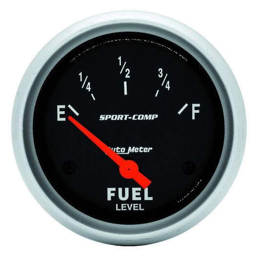 AutoMeter 2-5/8 in. FUEL LEVEL 0-90 O SSE SPORT-COMP 3514