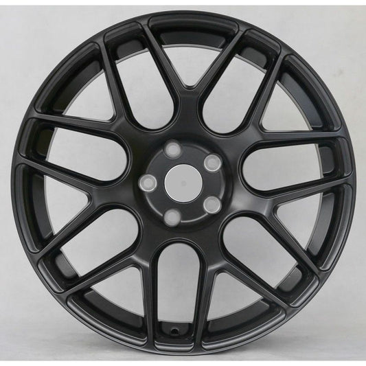 19" X 8.5" Aluminum Satin Black Wheels Set - Dynamic Performance - T606-SB-19x8.5-5x112-35-66.56