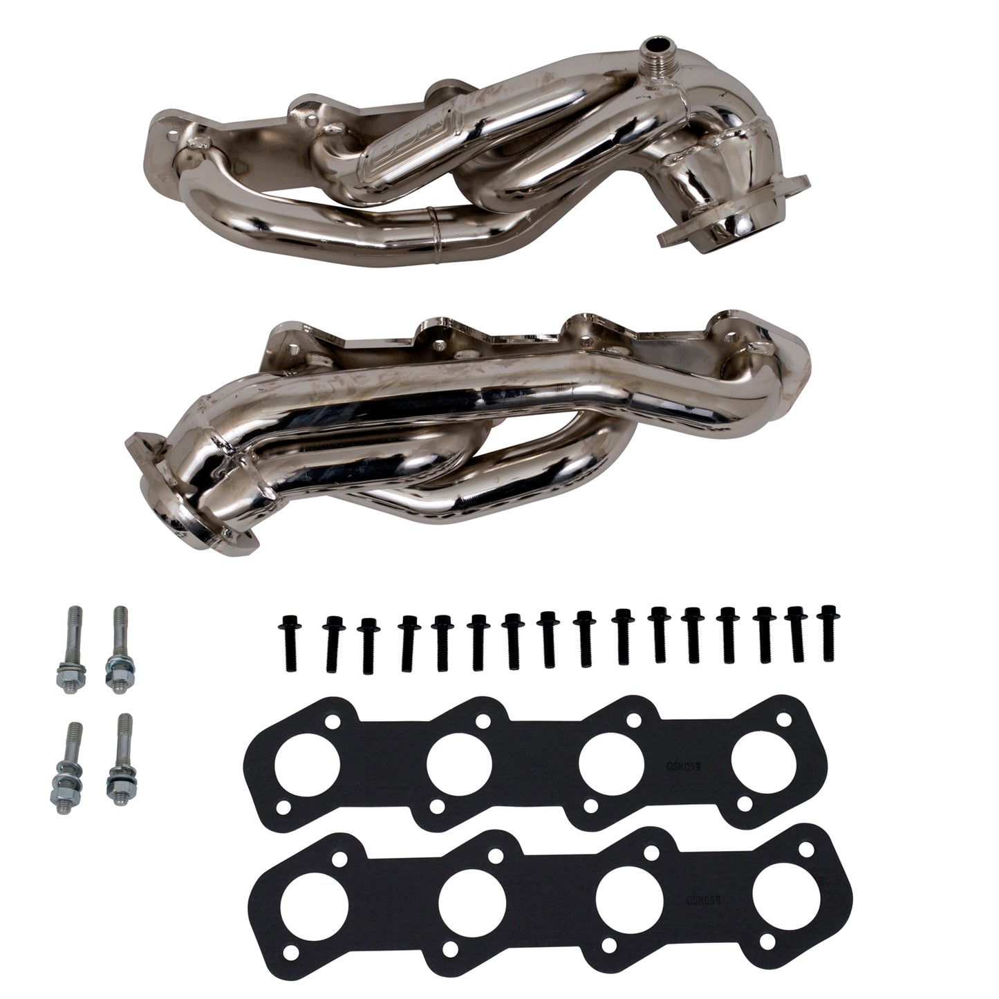 BBK 1999-2003 FORD F150 1997-2002 FORD EXP 5.4L 1-5/8 SHORTY HEADERS (CHROME) 3518