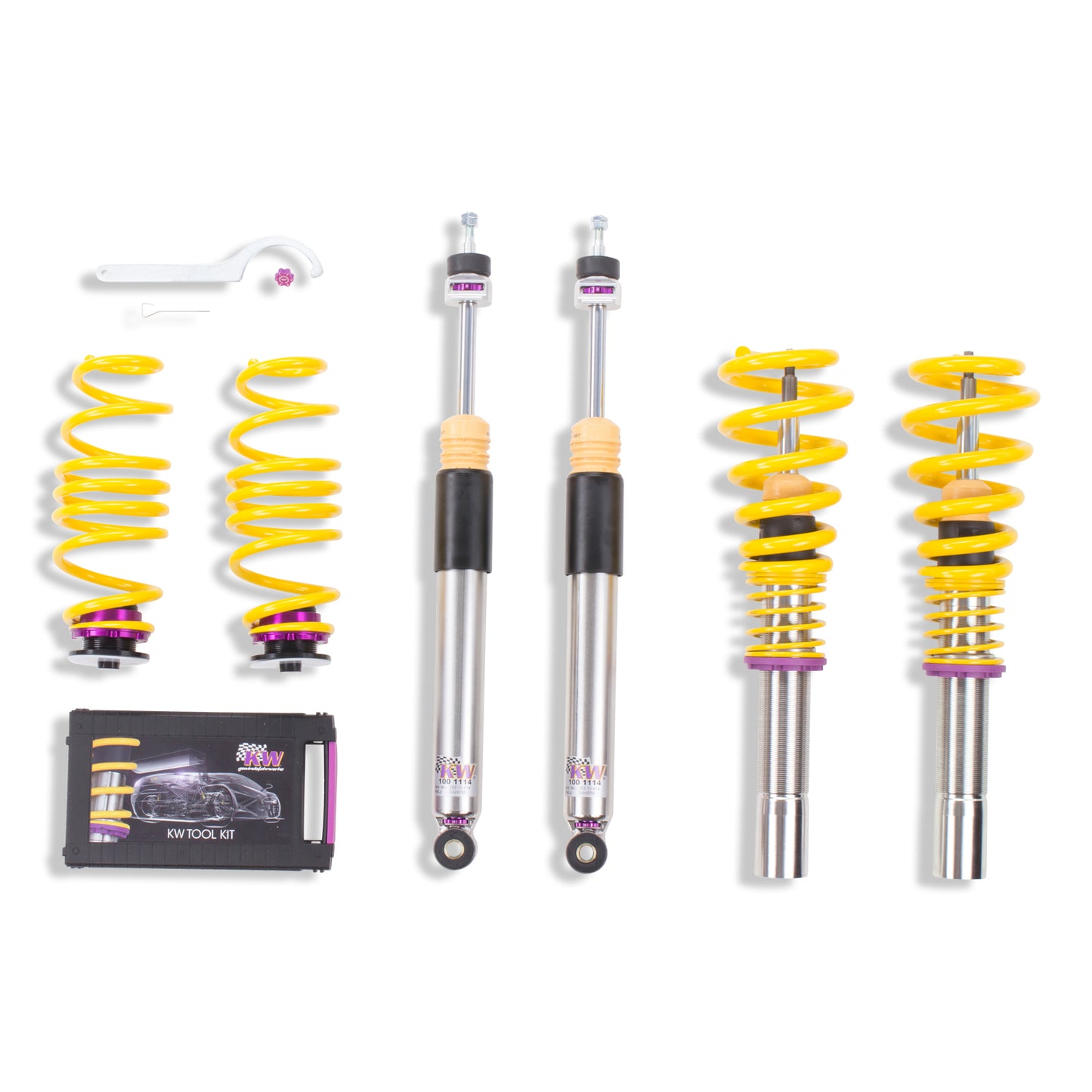 KW Suspensions 35210078 KW V3 Coilover Kit - Audi A7 (4G) + A4/S4 Avant Quattro (B8)