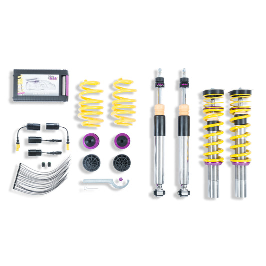 KW Suspensions 352100BR KW V3 Coilover Kit Bundle - Audi S5 (B9) with Electronic Dampers