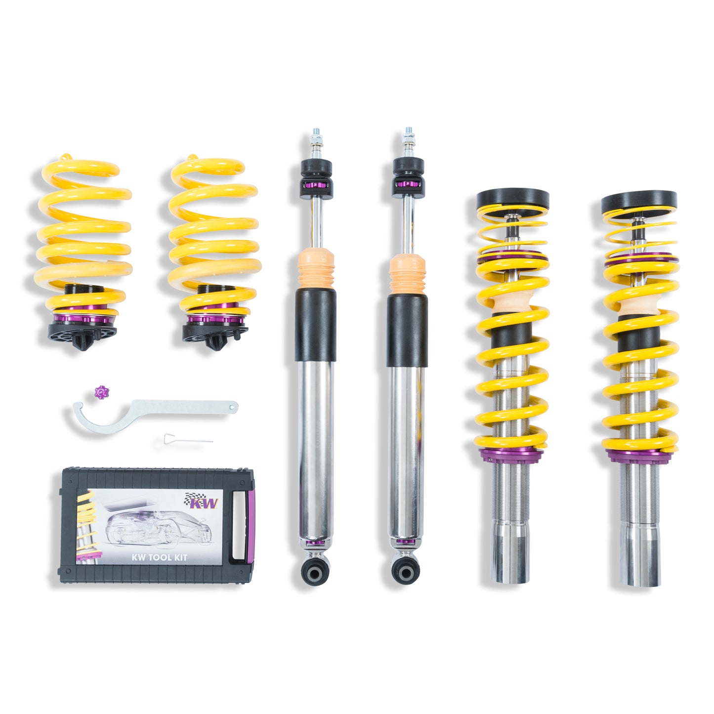 KW Suspensions 352100BT KW V3 Coilover Kit - Audi S5 Sportback; without EDC; (50mm )