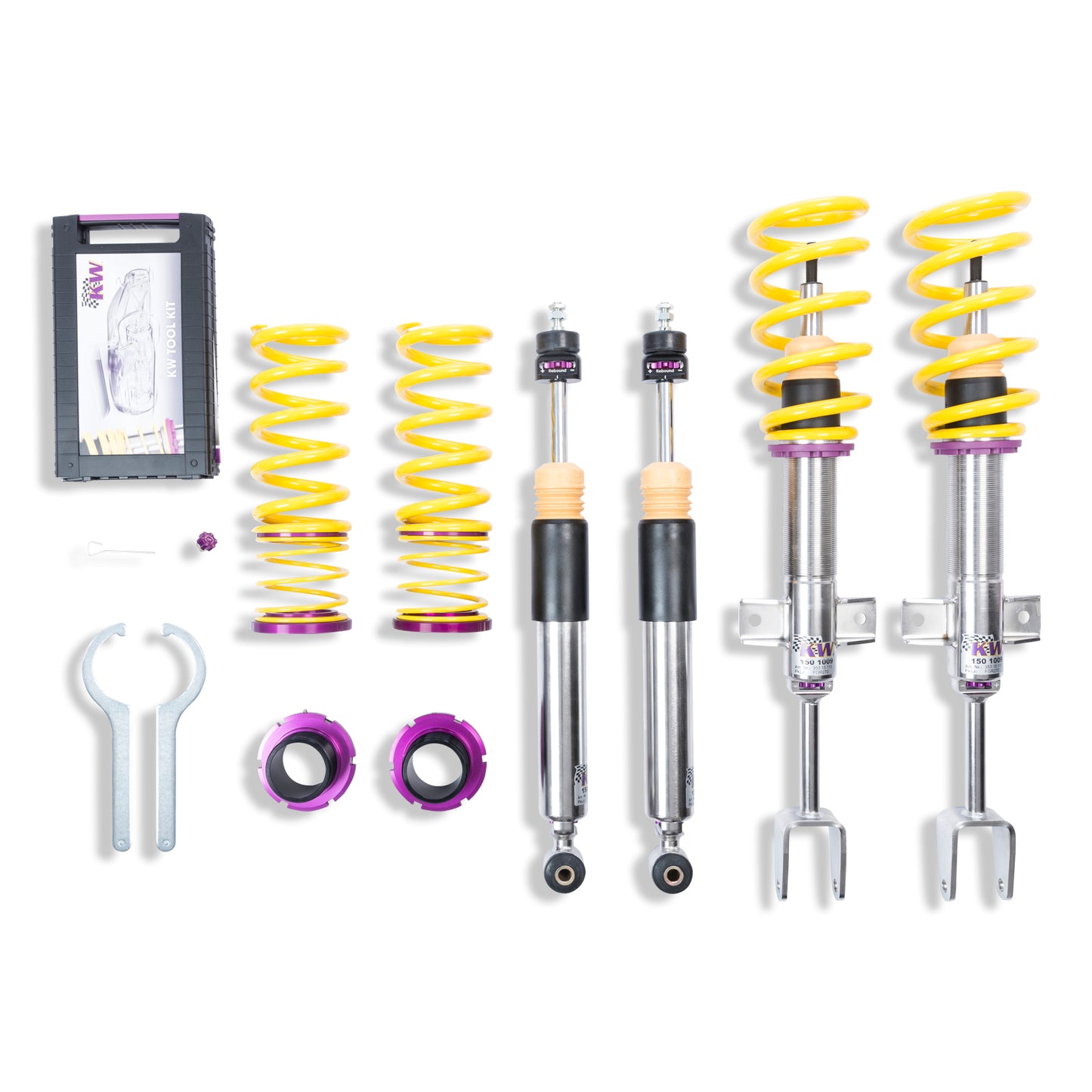 KW Suspensions 35215026 KW V3 Coilover Kit - Alfa Romeo Giulia 2WD; without electronic dampers