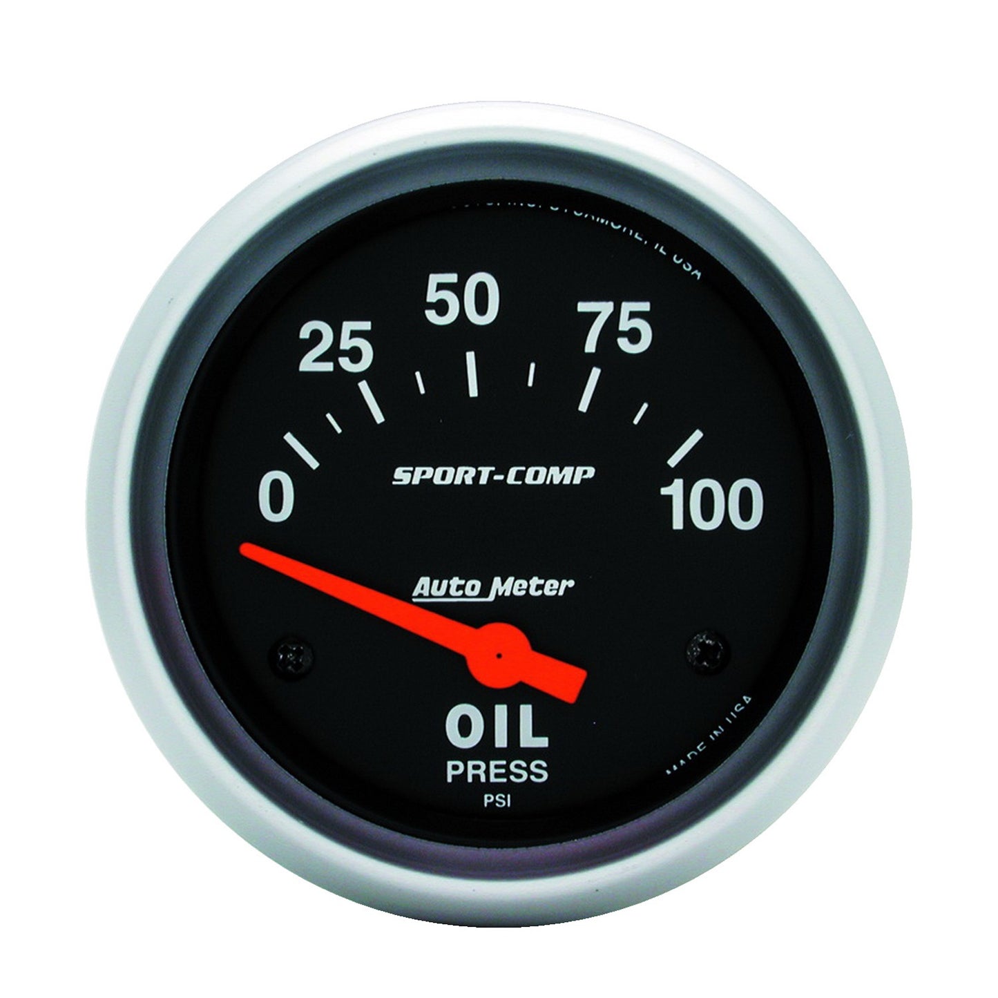 AutoMeter 2-5/8 in. OIL PRESSURE 0-100 PSI SPORT-COMP 3522