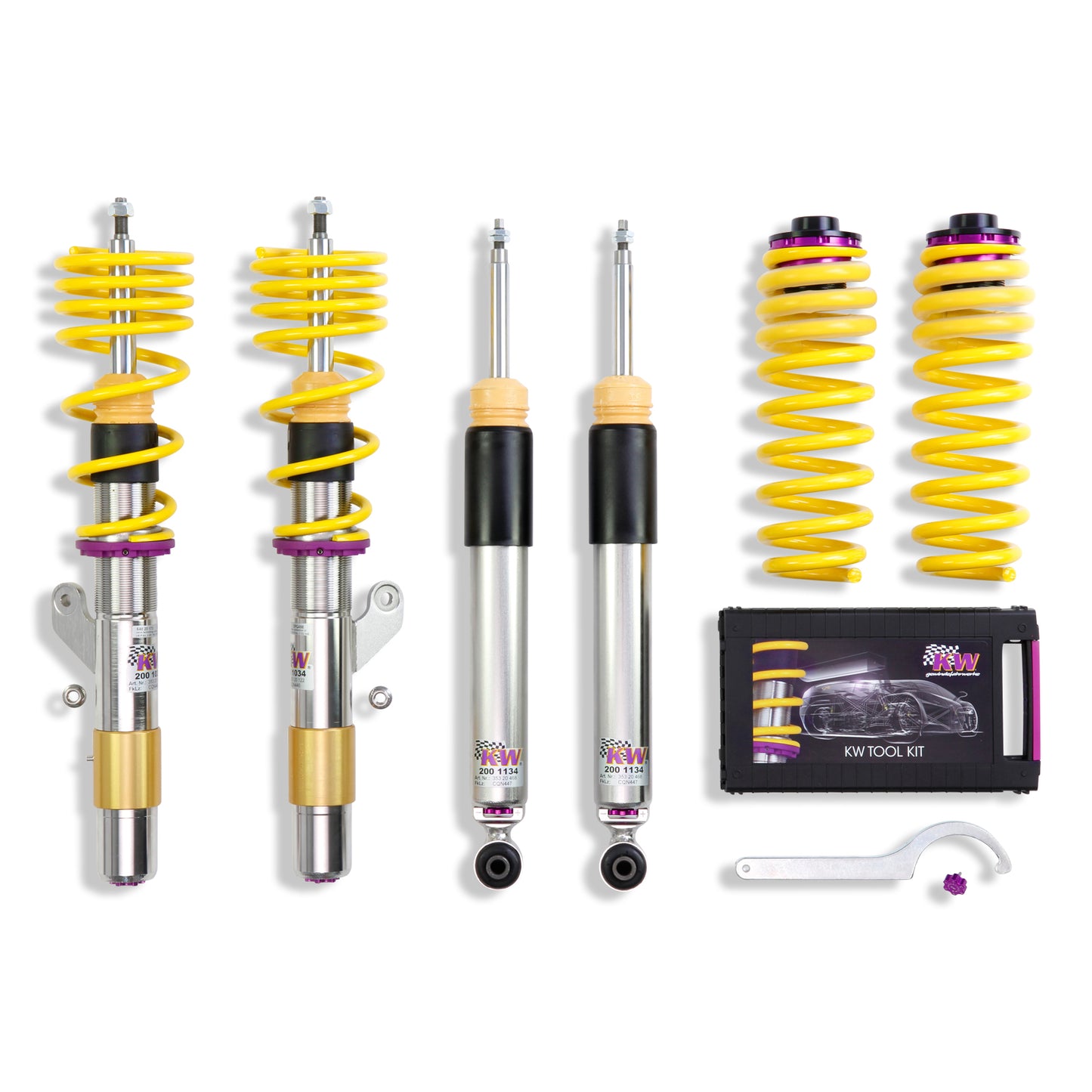 KW Suspensions 3522000D KW V3 Coilover Kit - BMW 3series F30 4series F32 2WD w/o EDC
