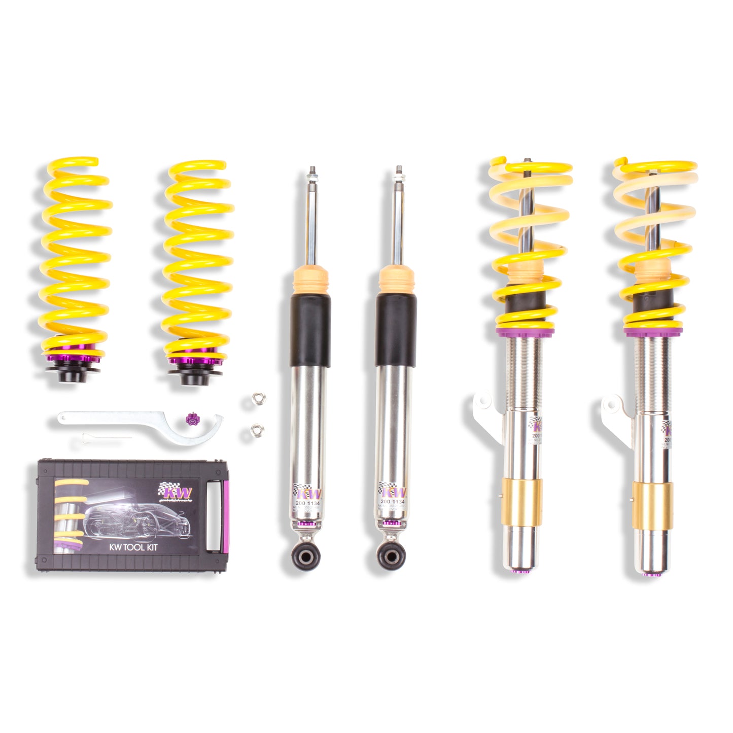 KW Suspensions 3522000F KW V3 Coilover Kit - BMW 3series F30 4series F32 2WD w/o EDC