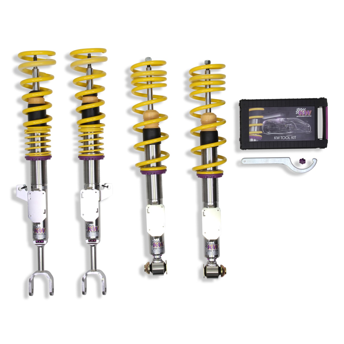 KW Suspensions 35220080 KW V3 Coilover Kit - BMW 5series F10 (5L)