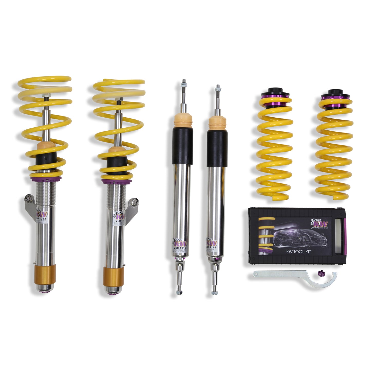 KW Suspensions 35220099 KW V3 Coilover Kit - BMW X1 (E84) RWD sDrive 2013+