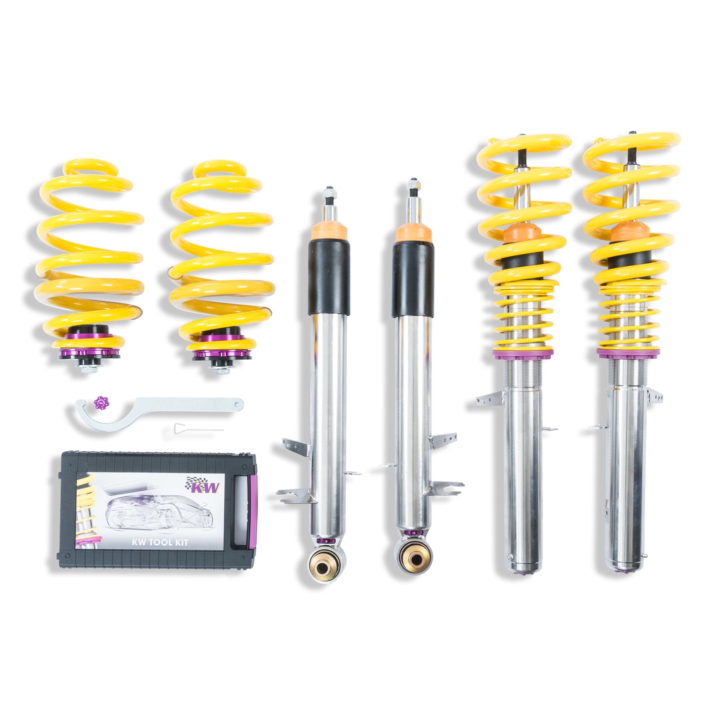 KW Suspensions 352200BJ KW V3 Coilover Kit - X5 (F15) X6(F16) without air suspension non-EDC