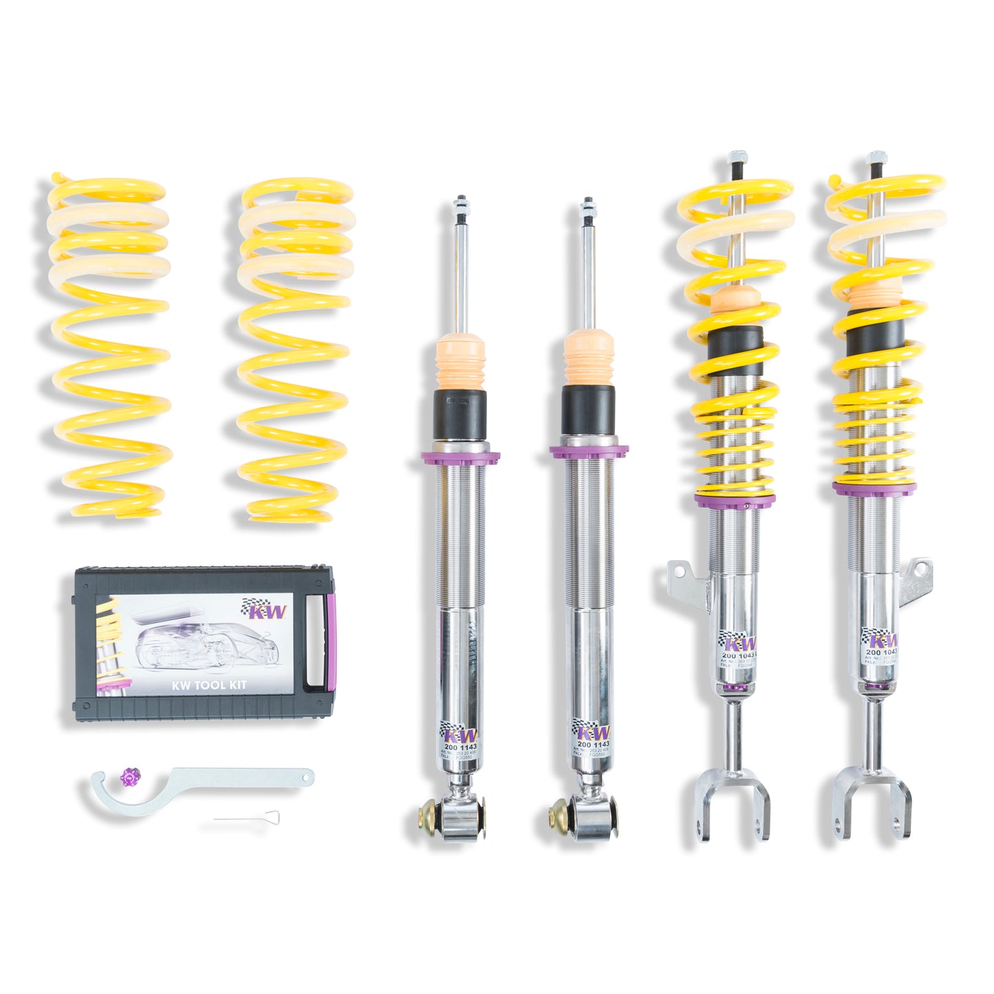 KW Suspensions 352200BU KW V3 Coilover Kit - BMW 5 Series (G30) 2WD; without electronic dampers