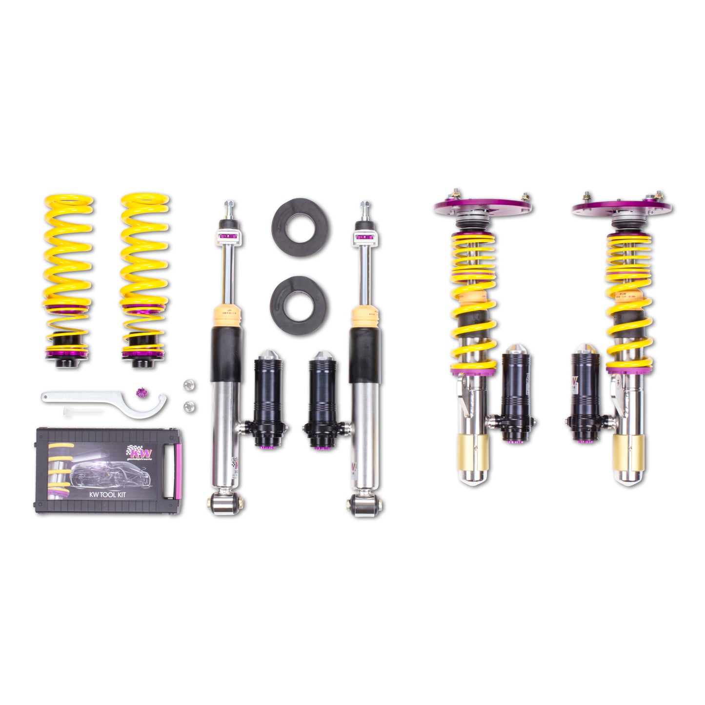 KW Suspensions 3522080D KW V3 Clubsport Kit - BMW 3 Series F30 4 Series F32 2wd w/o EDC