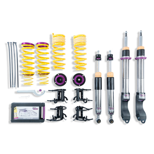 KW Suspensions 3522500B KW V3 Coilover Kit - Mercedes E300 E400 4Matic Sedan (W213) E400 4 Matic Coupe (C238); AWD; without EDC