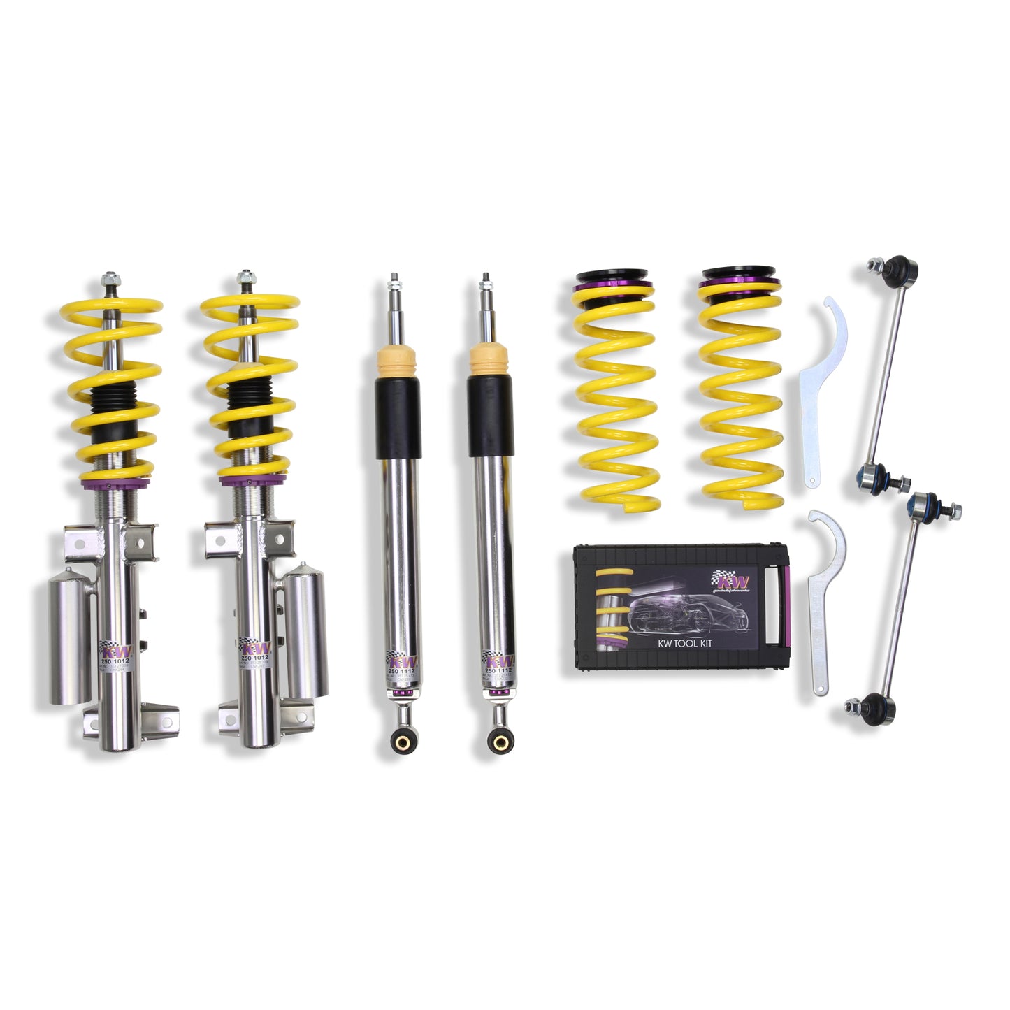 KW Suspensions 35225033 KW V3 Coilover Kit - Mercedes-Benz C-Class C63 AMG (204 204AMG) Sedan