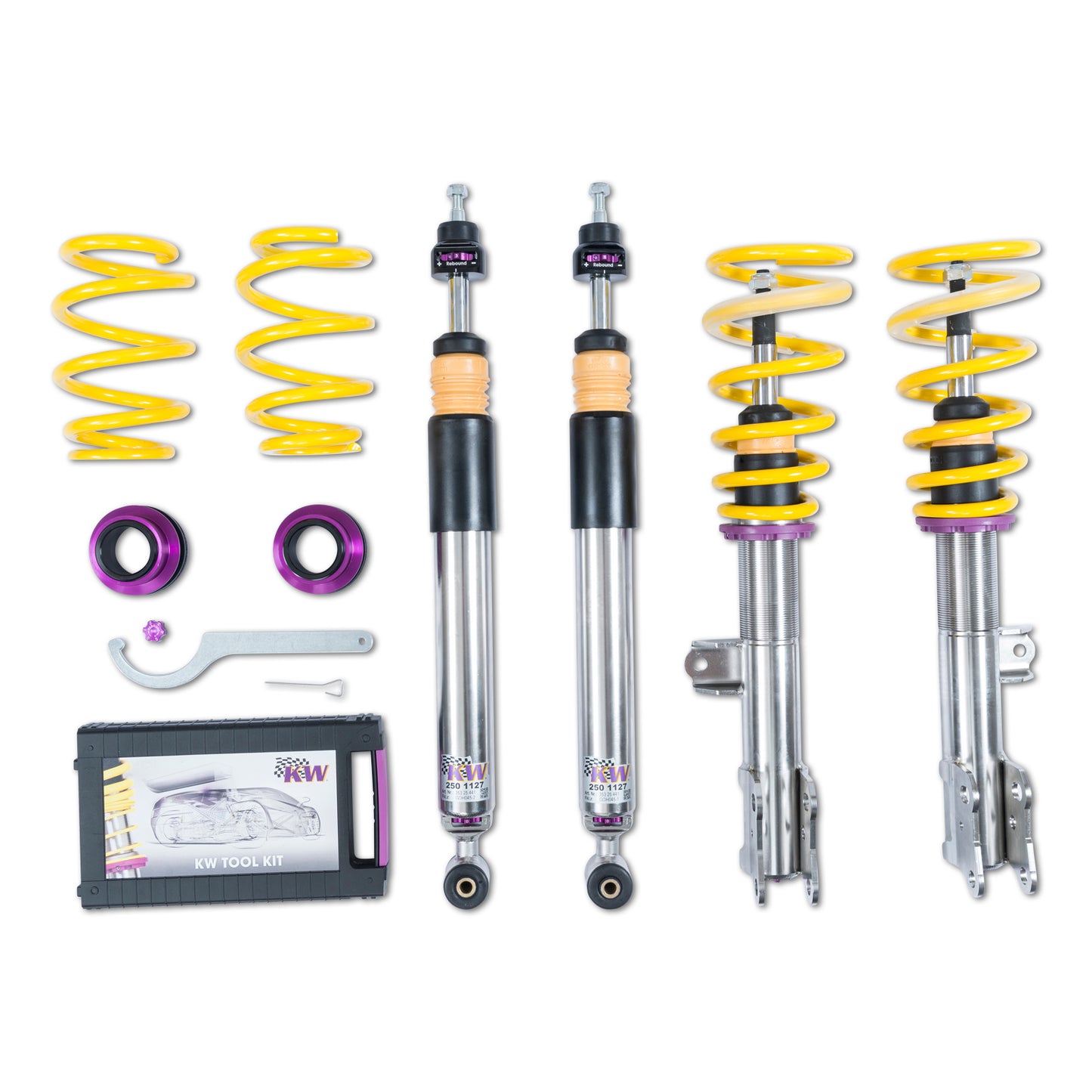 KW Suspensions 35225072 KW V3 Coilover Kit - Mercedes Benz CLA 250 4 Matic