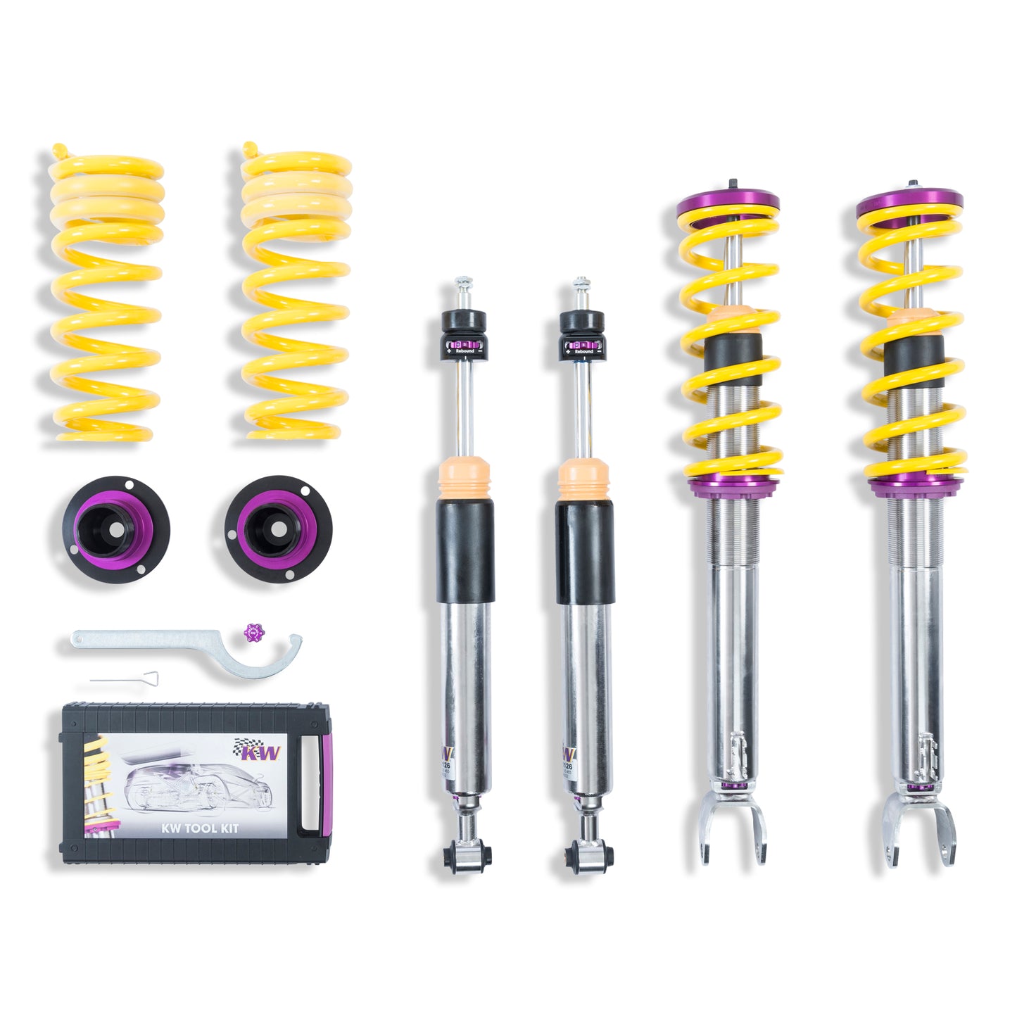 KW Suspensions 35225099 KW V3 Coilover Kit - Mercedes E300 Sedan (W213) E300 Coupe (C238); 2WD; without EDC