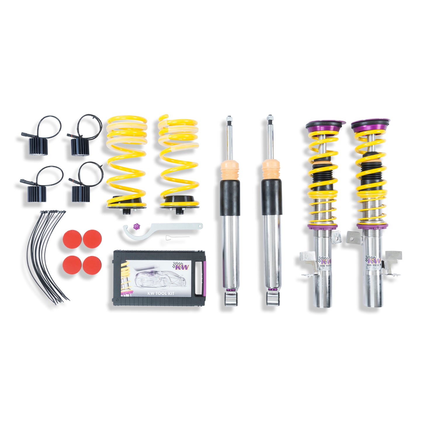 KW Suspensions 35230067 KW V3 Coilover Kit - Ford Focus RS