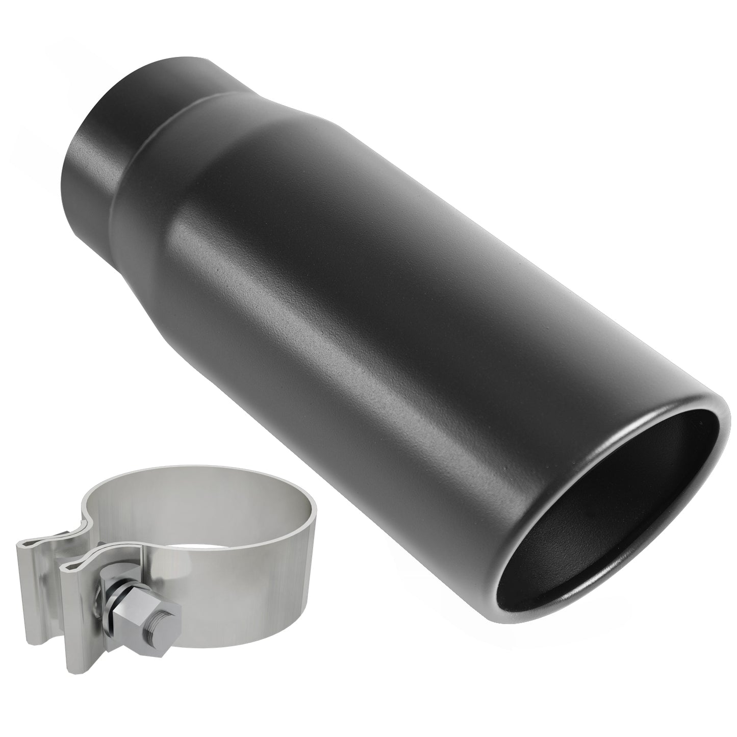 MagnaFlow 4in. Round Black Coated Exhaust Tip 35236 MAGNAFLOW-35236