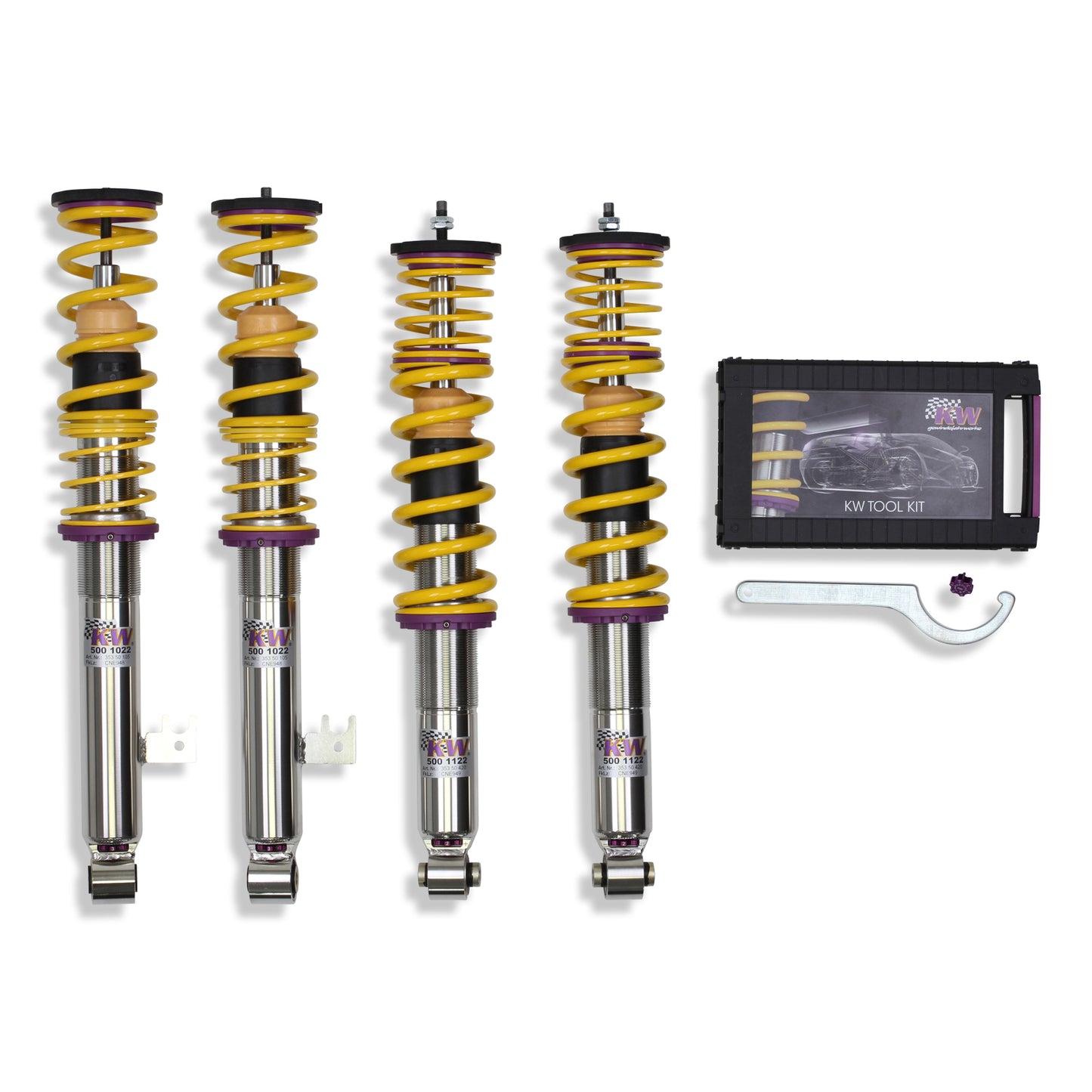 KW Suspensions 35250022 KW V3 Coilover Kit - Acura NSX; (NA1)