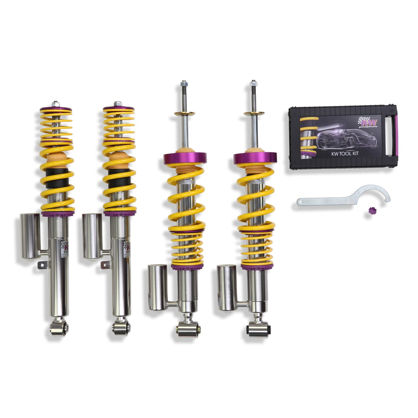 KW Suspensions 35257002 KW V3 Coilover Kit - Lexus IS 250 / 350 (XE2)