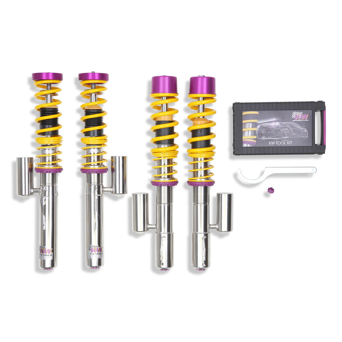 KW Suspensions 35271016 KW V3 Coilover Kit - Porsche Cayman (987) incl. Cayman S without PASM