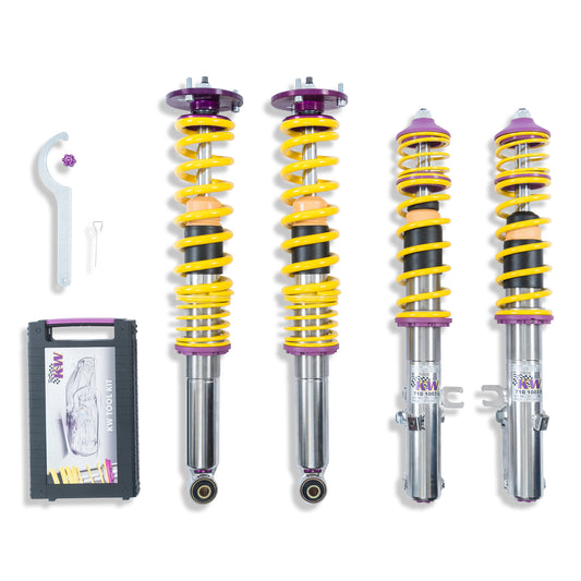 KW Suspensions 35271021 KW V3 Coilover Kit - Porsche 911 (964) Carrera 4