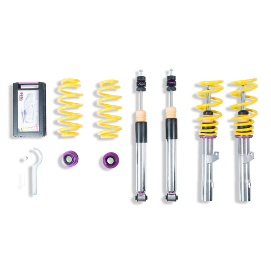 KW Suspensions 352800BB KW V3 Coilover Kit - VW Tiguan (MQB) FWD+AWD; without electronic dampers