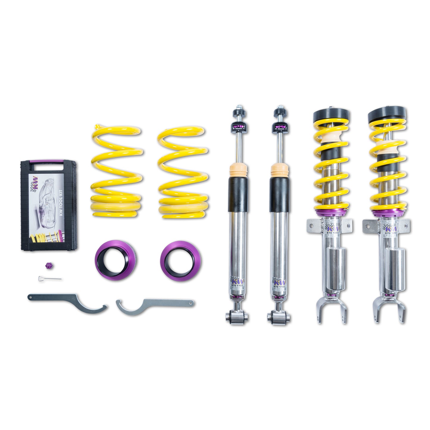 KW Suspensions 35287006 KW V3 Coilover Kit - Tesla Model 3 (2WD)