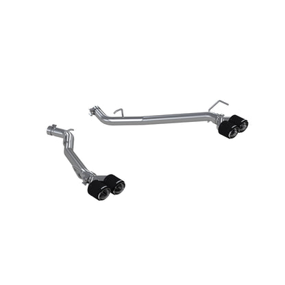 MBRP Exhaust 2 1/2in. Axle Back; Dual Rear Exit; T304 S52033CF