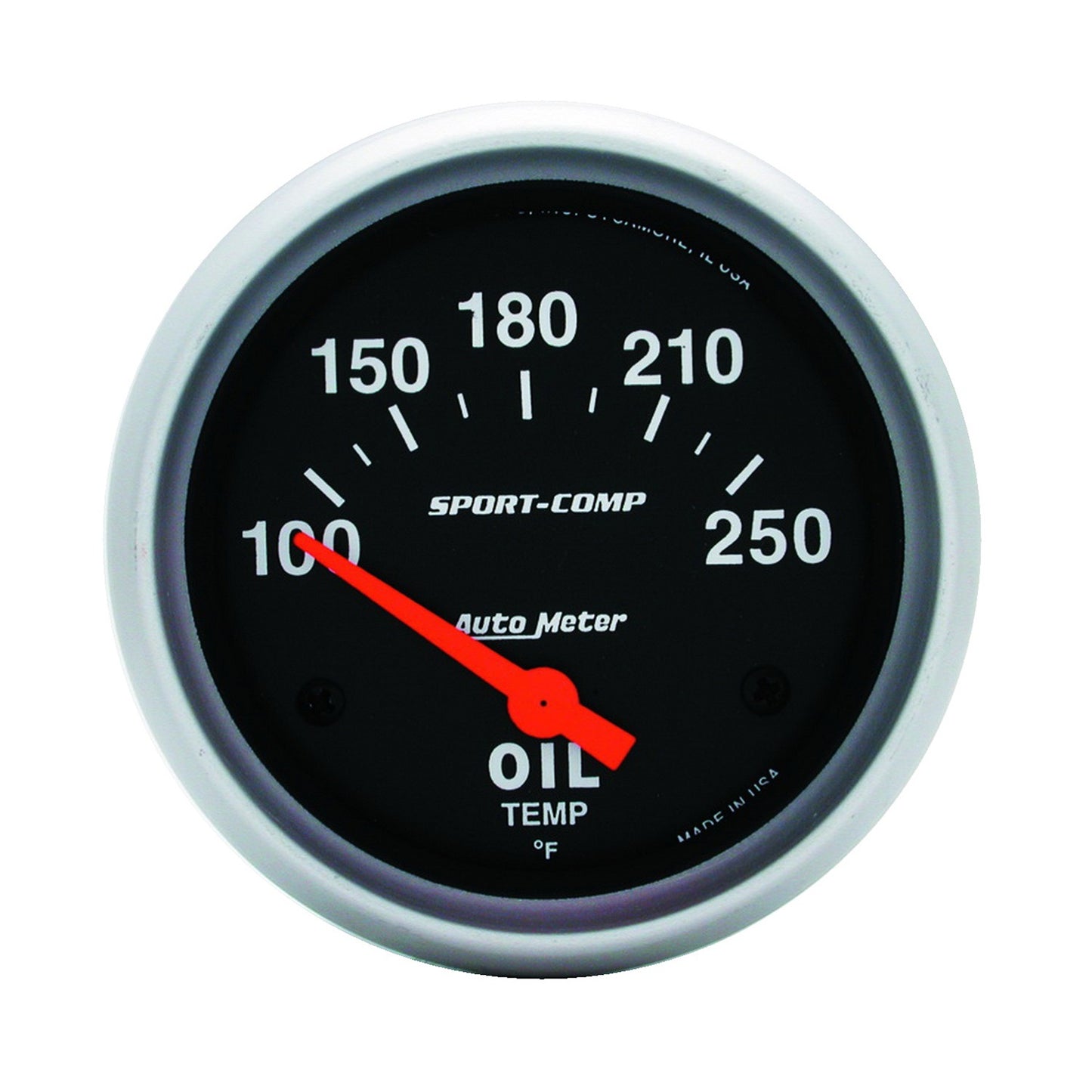 AutoMeter 2-5/8 in. OIL TEMPERATURE 100-250 Fahrenheit SPORT-COMP 3542