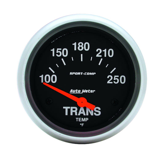 AutoMeter 2-5/8 in. TRANSMISSION TEMPERATURE 100-250 Fahrenheit SPORT-COMP 3552