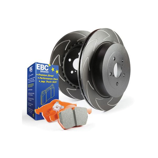 EBC S7KR1001 S7 Kits Orangestuff/Extra Duty Pads and BSD Rotors