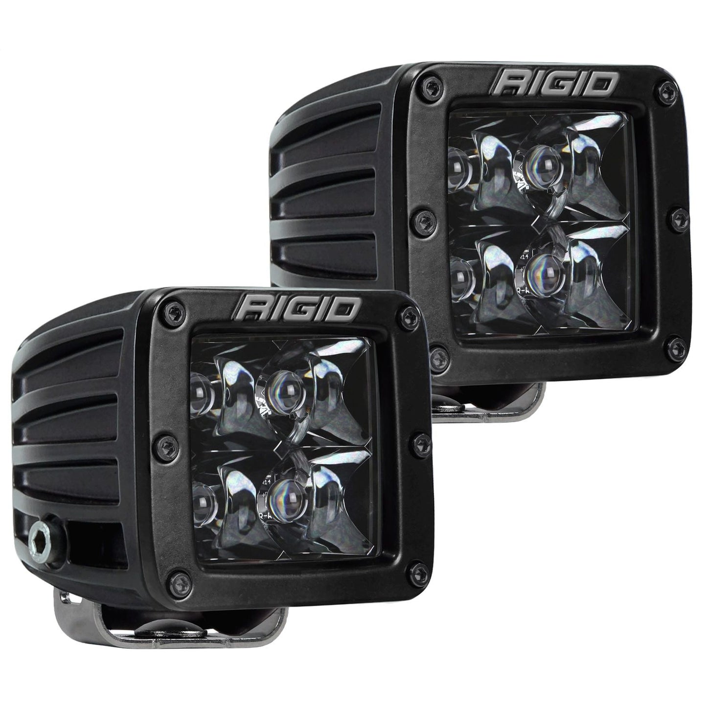 RIGID Industries D-Series PRO Midnight Edition Spot Optic Surface Mount Pair 202213BLK