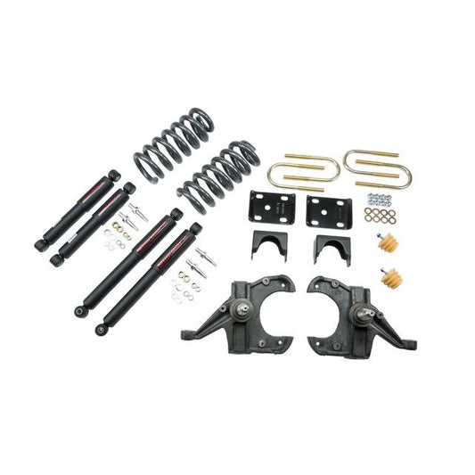 BELLTECH 956ND LOWERING KITS Front And Rear Complete Kit W/ Nitro Drop 2 Shocks 1973-1987 Chevrolet Blazer/Jimmy (1 Rotor) 4 in. F/6 in. R drop W/ Nitro Drop II Shocks
