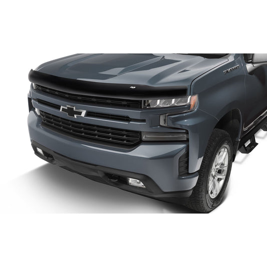 Auto Ventshade 23956 Bugflector Dark Smoke Hood Shield For 2019-2021 Chevrolet Silverado 1500; Excludes ZR2 LT Trail Boss Custom Trail Boss; 2022 Chevrolet Silverado 1500 LTD; Excludes LT Trail Boss Custom Trail Boss