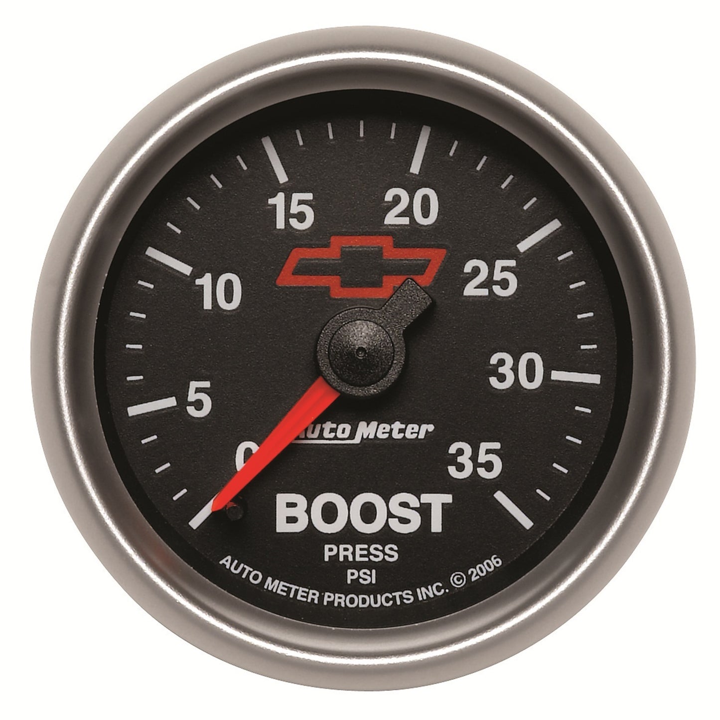AutoMeter 2-1/16 in. BOOST 0-35 PSI GM BLACK 3604-00406