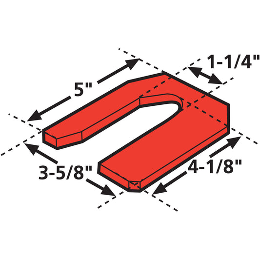 PREVOST CASTER SHIMS 1/8" (6)