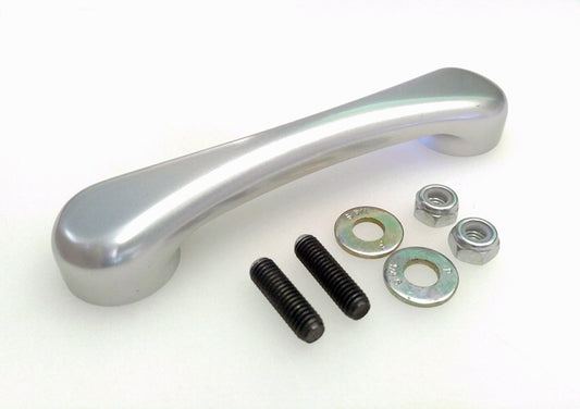 Wrangler Billet Footman Loop 97-06 Wrangler TJ 07-18 Wrangler JK Silver Aluminum American Trail Products