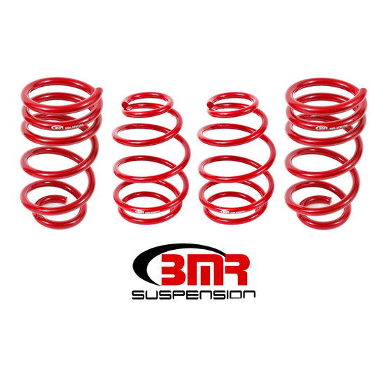 BMR Suspension SP025 - Lowering Spring Kit, Set Of 4, 1.4"Front, 1"Rear, V8 BMR-SP025R